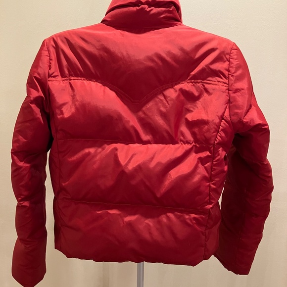 Red Down Jacket Perfect for Late Fall, Winter and Early Spring - Picture 3 of 5